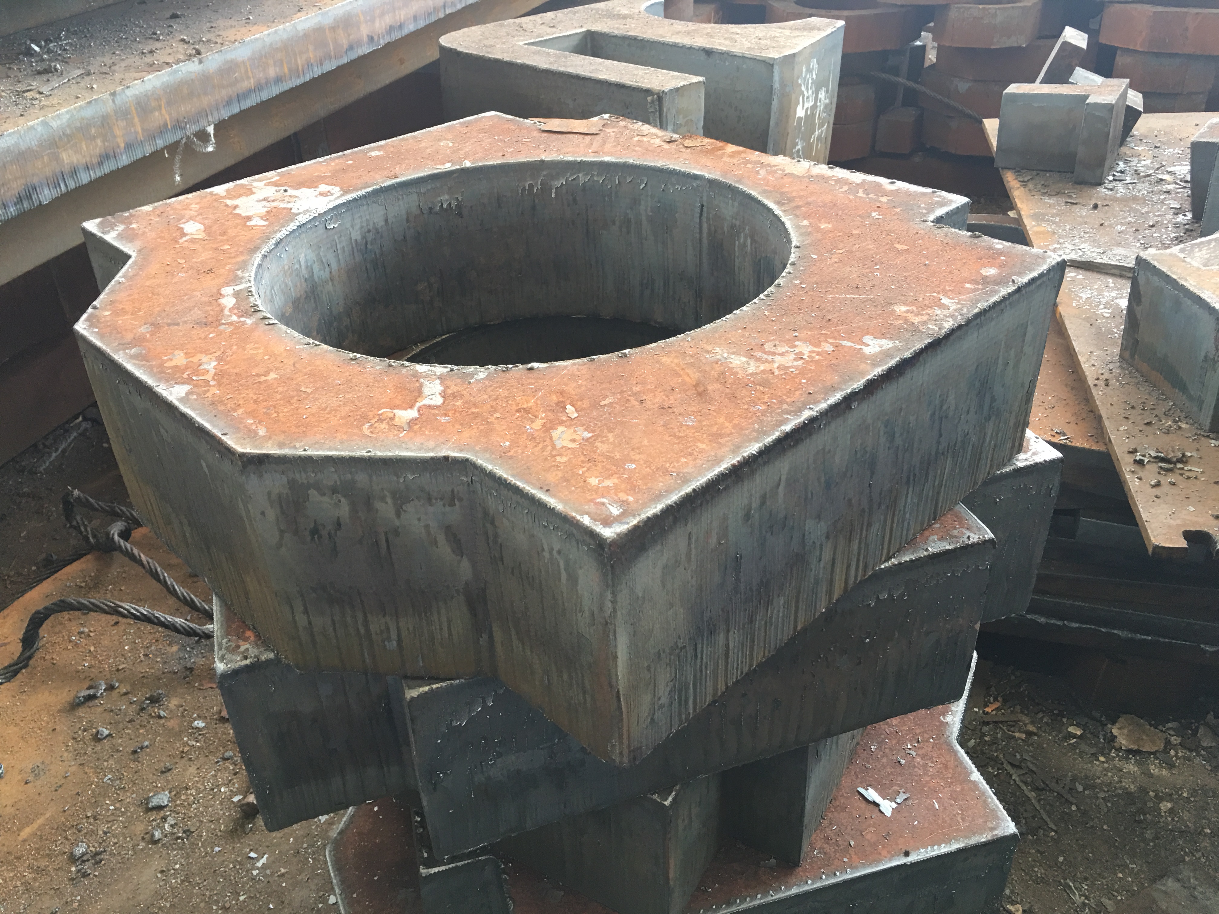 涿州380mm厚钢板切割零割